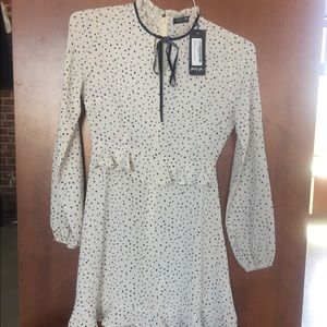 Nasty gal polka dot dress